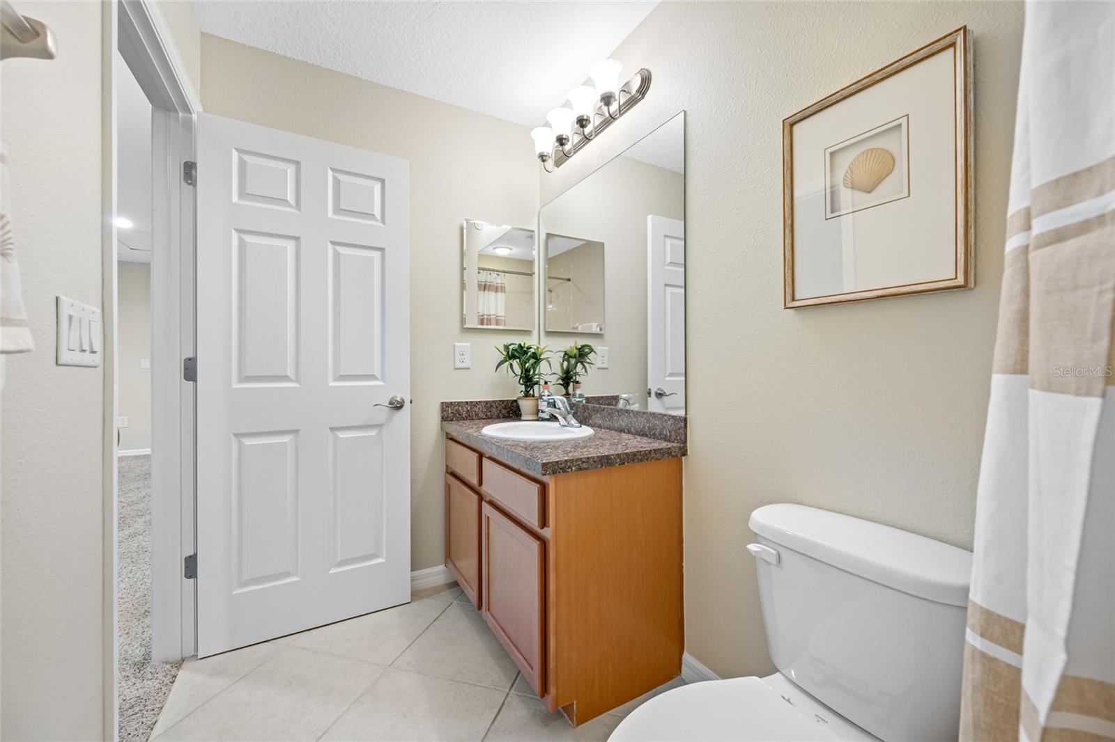 Hall Bath - Reverse View