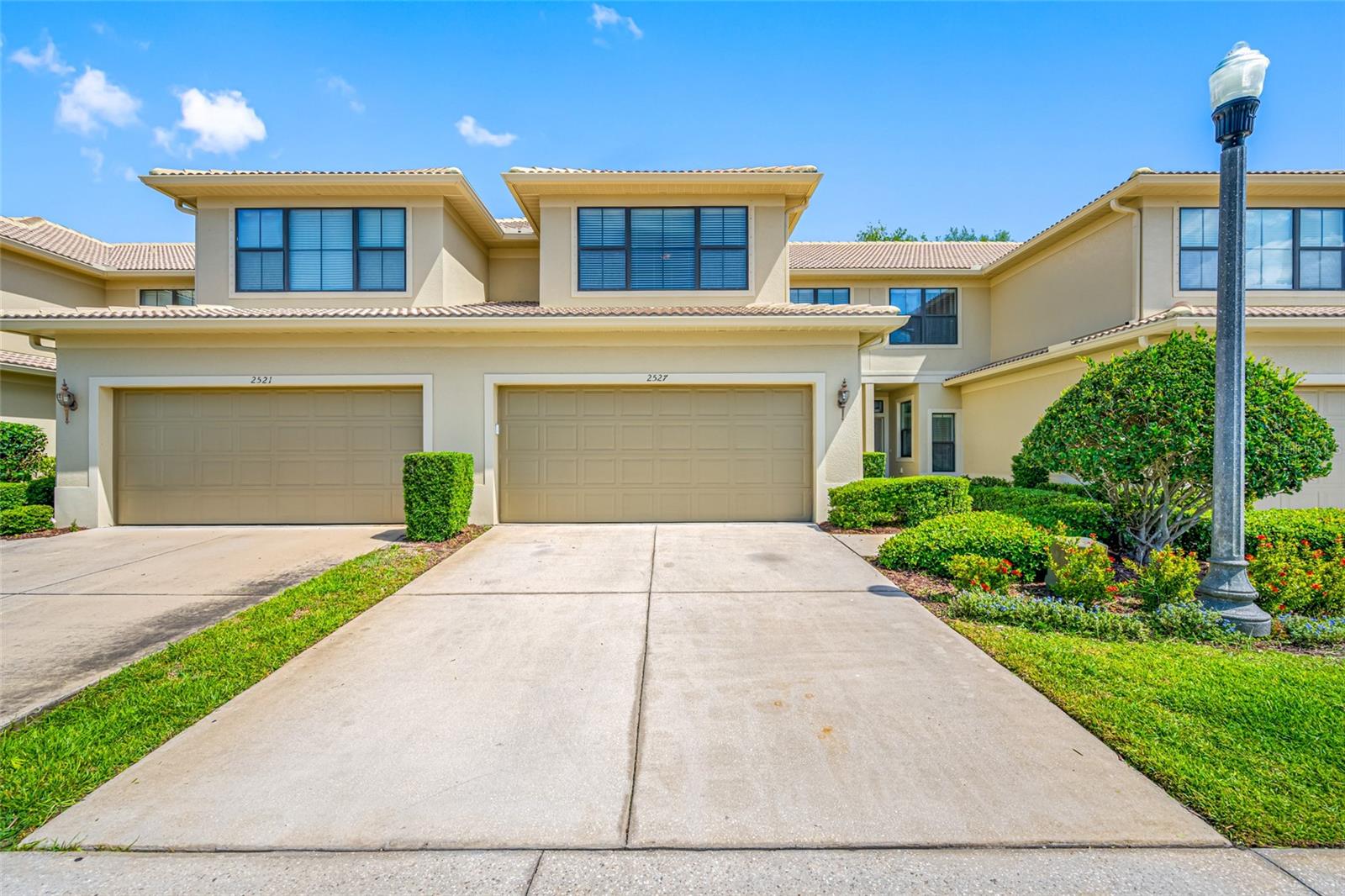 Nice 2 Car Garage & Driveway