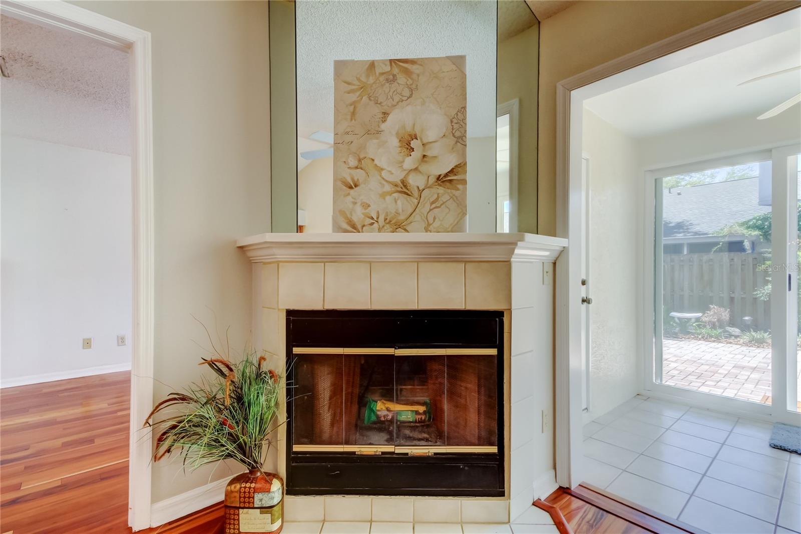 36. Wood Burning Fireplace for Cozy Winter Nights! Mbdrm on Left.. Bonus Space to Right (8.1 x 9.11') Great for a Specialty Nook