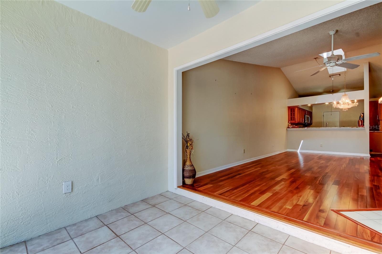 38. Previously the Lanai, Now a Climate Controlled Bonus Area (8.1 x 9.11') w Impact Sliders + GREAT View of Backyard!