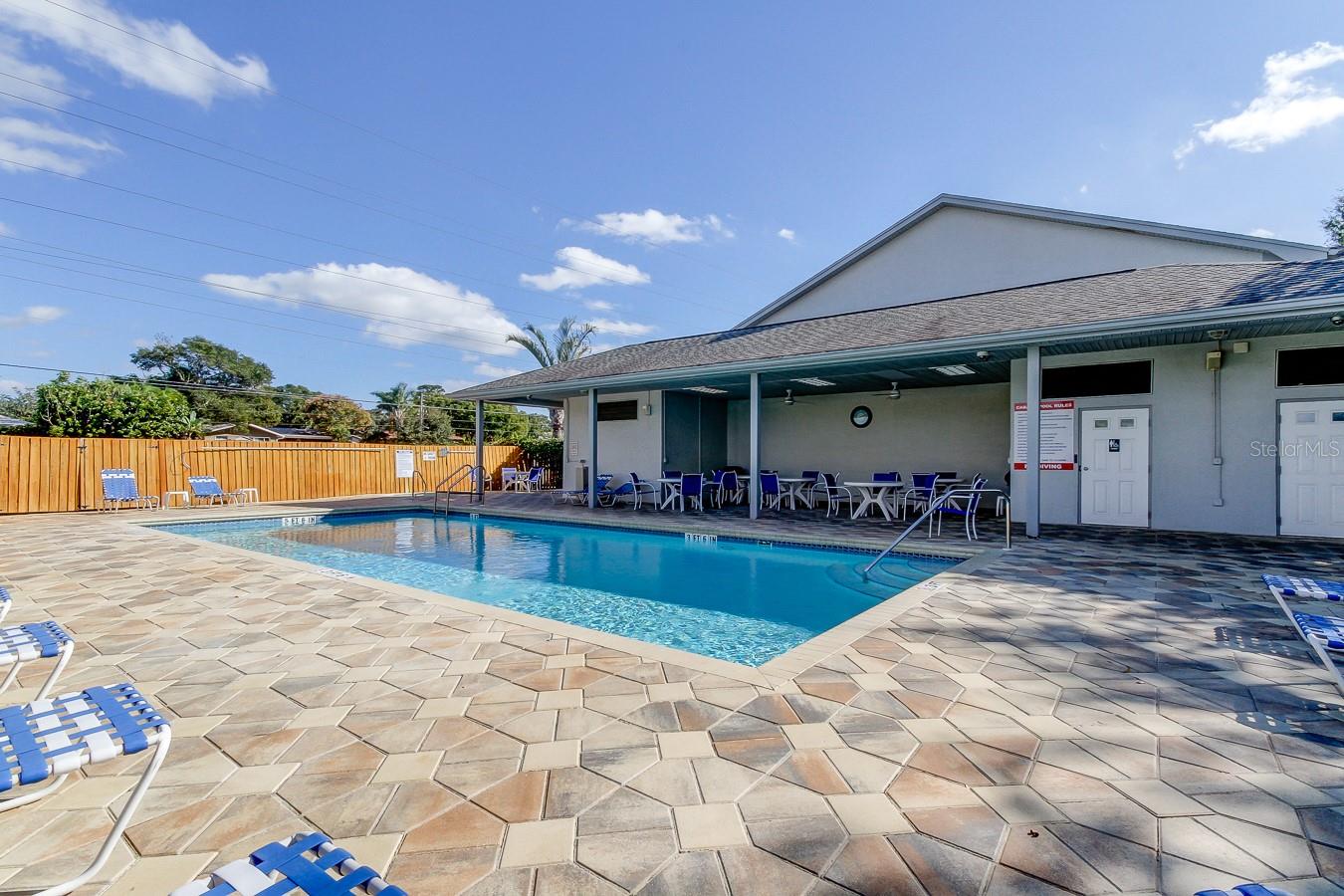 76. Pool Located at the Rear of the Community, on the East Side.. It's Gorgeous.. Sparkling Waters.. with a Spa too!.