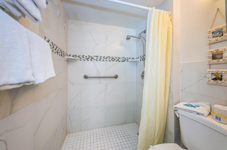 REMODELED BATHROOM, WALK IN SHOWER