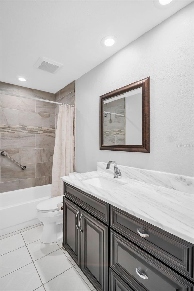 Guest Bathroom off the kitchen