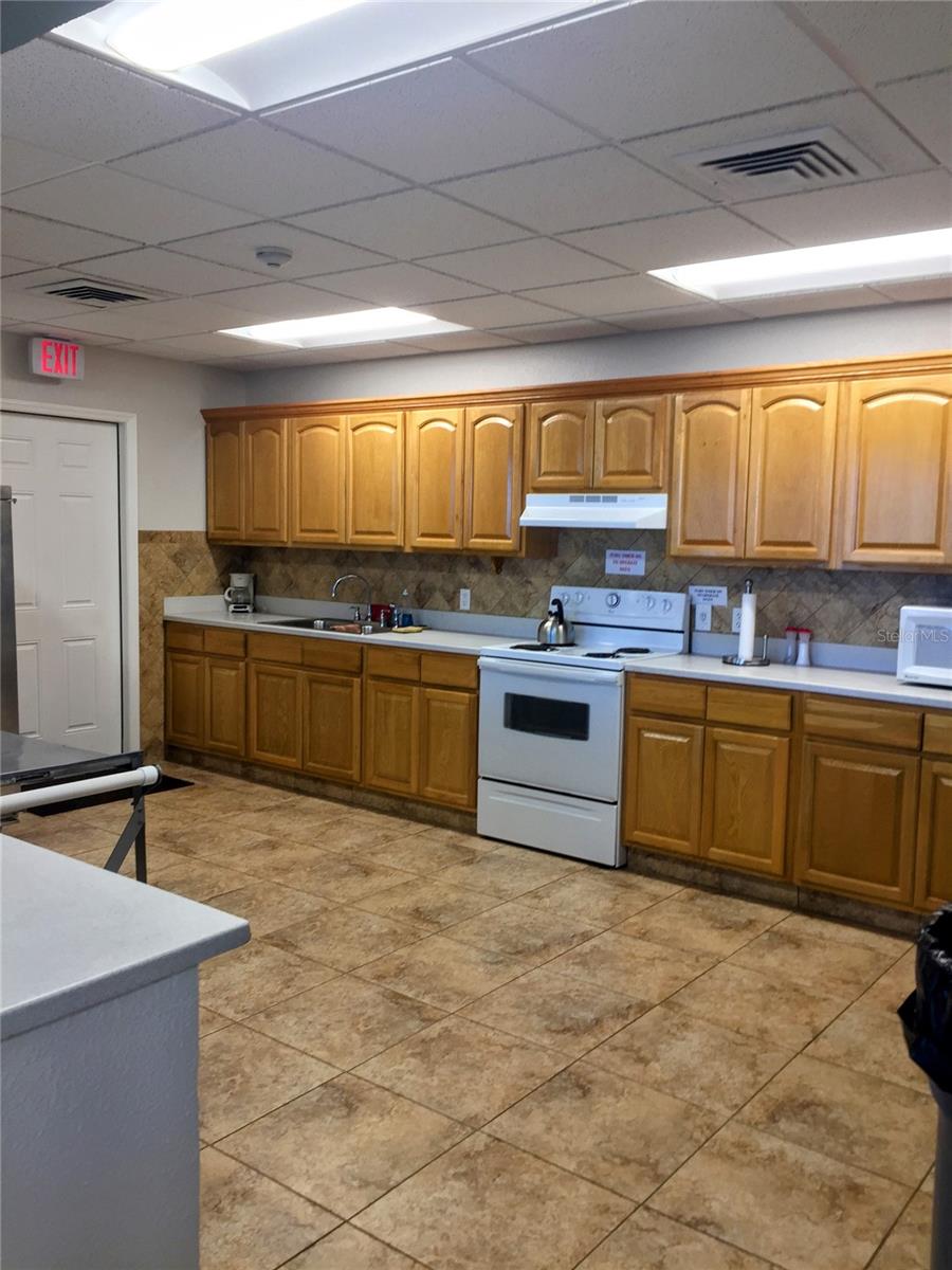 Lodge's kitchen for private parties