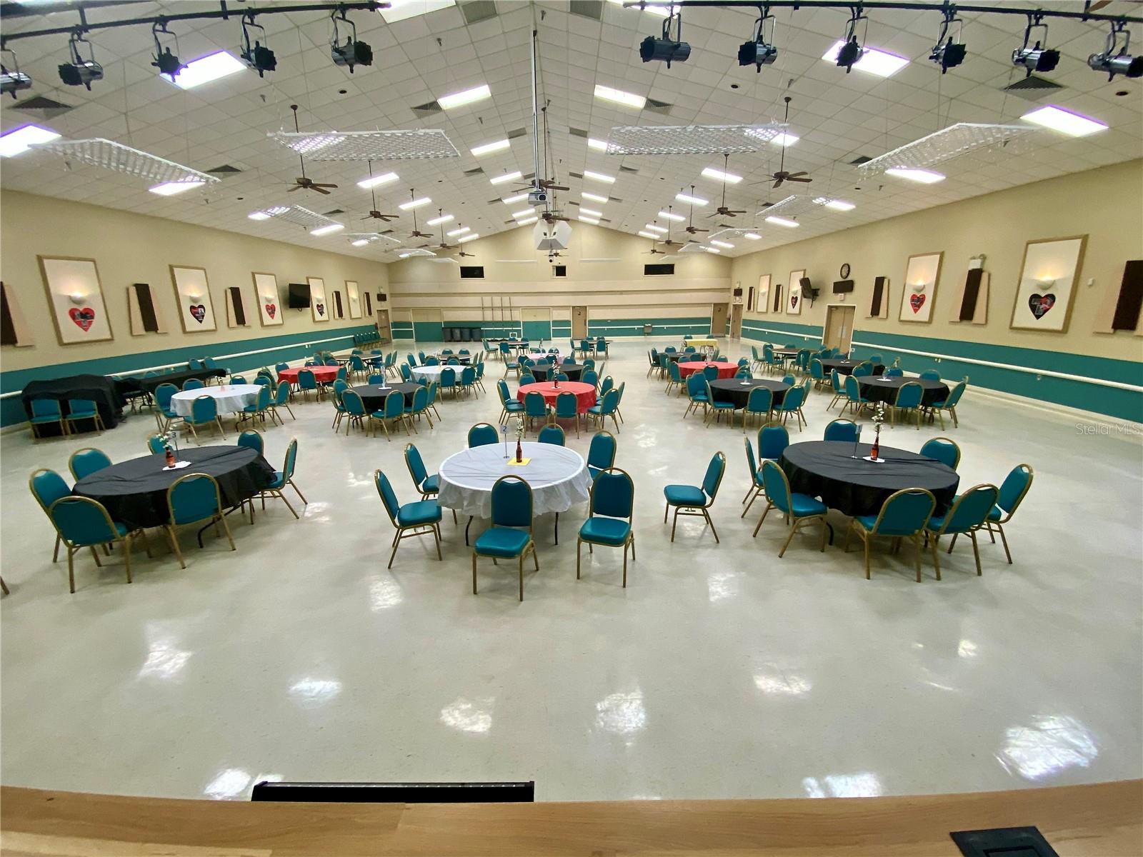 Auditorium view from stage