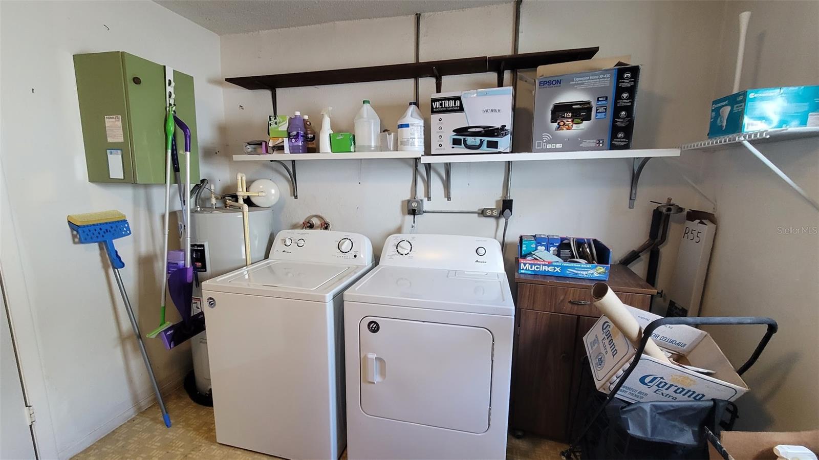 Washer and Dryer convey with the sale.