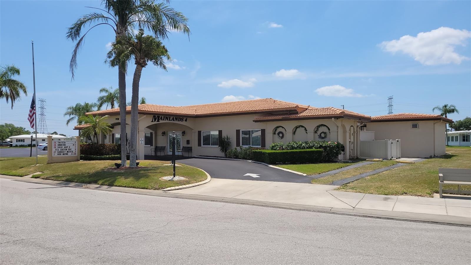 Clubhouse #4 is up the street. Quick golf cart ride if you have one.
