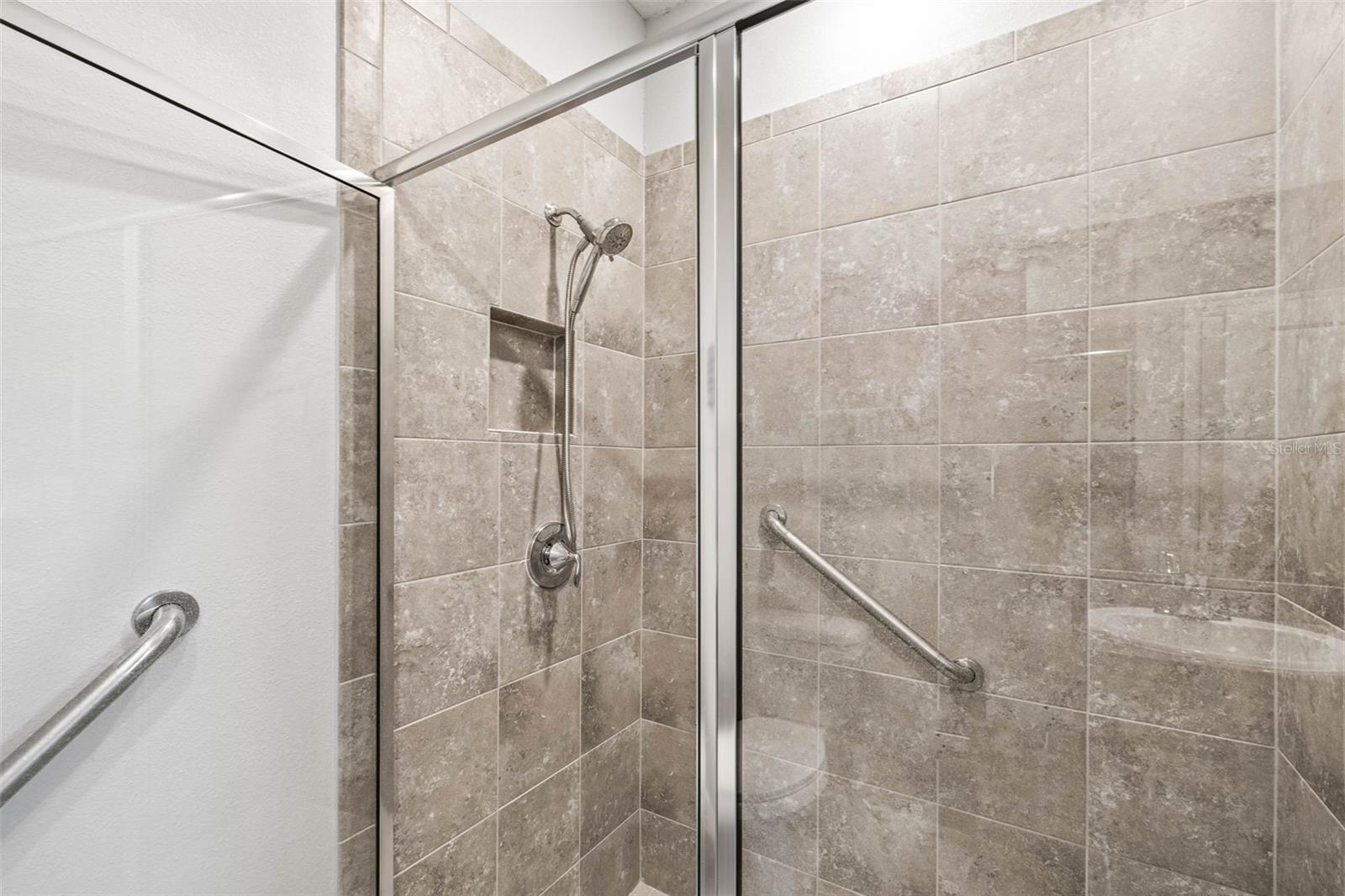 Easy access to shower.