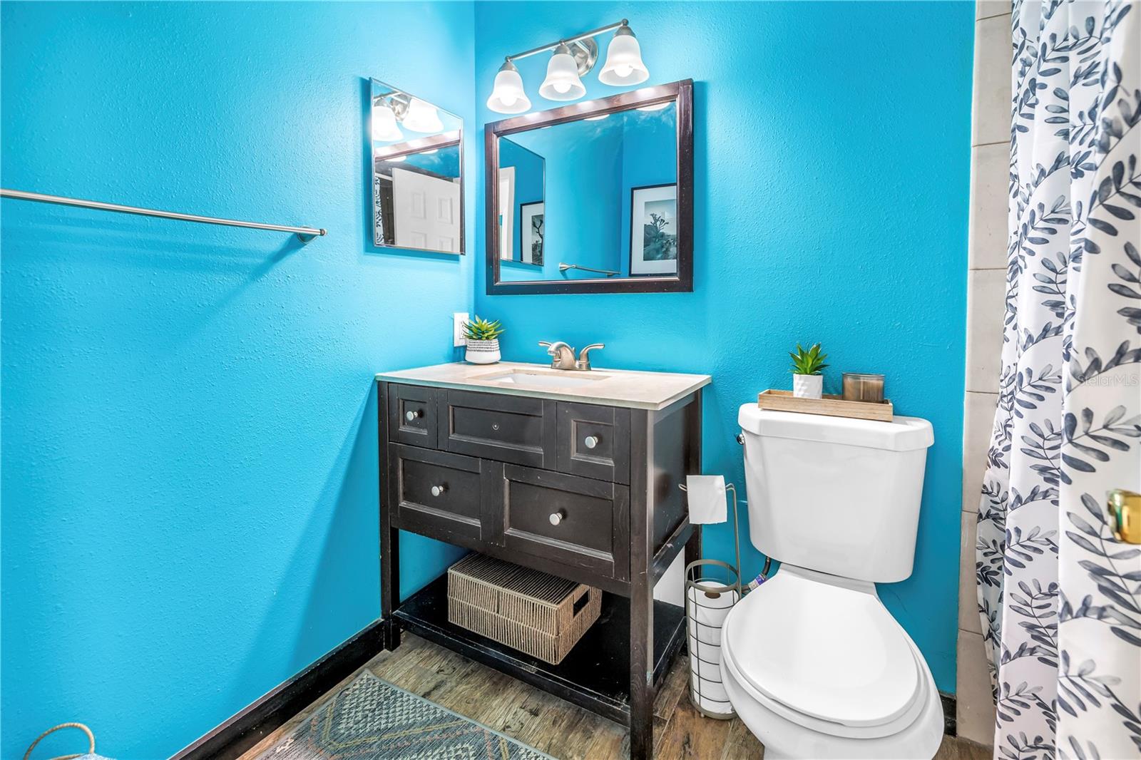 Updated guest bathroom.