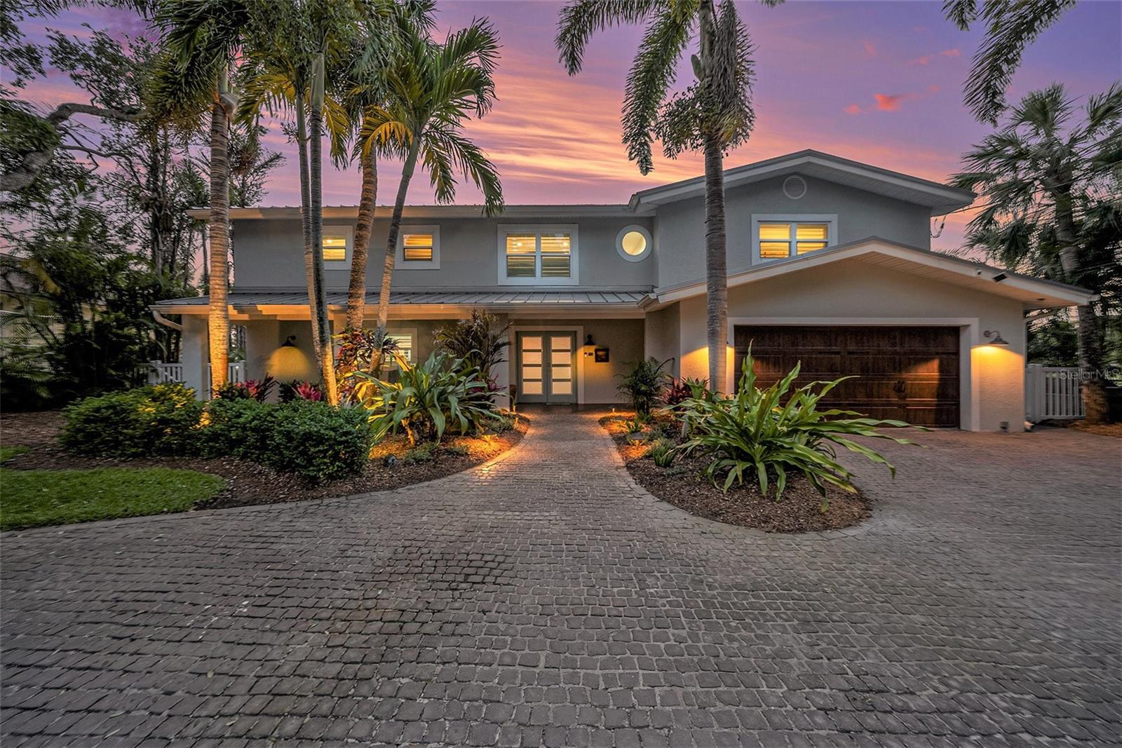 Front of Home w/circular drive