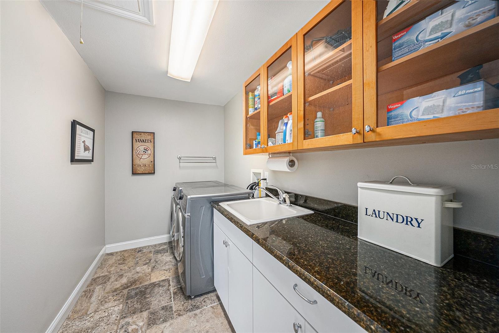 Upstairs Laundry Room w/plenty of storage