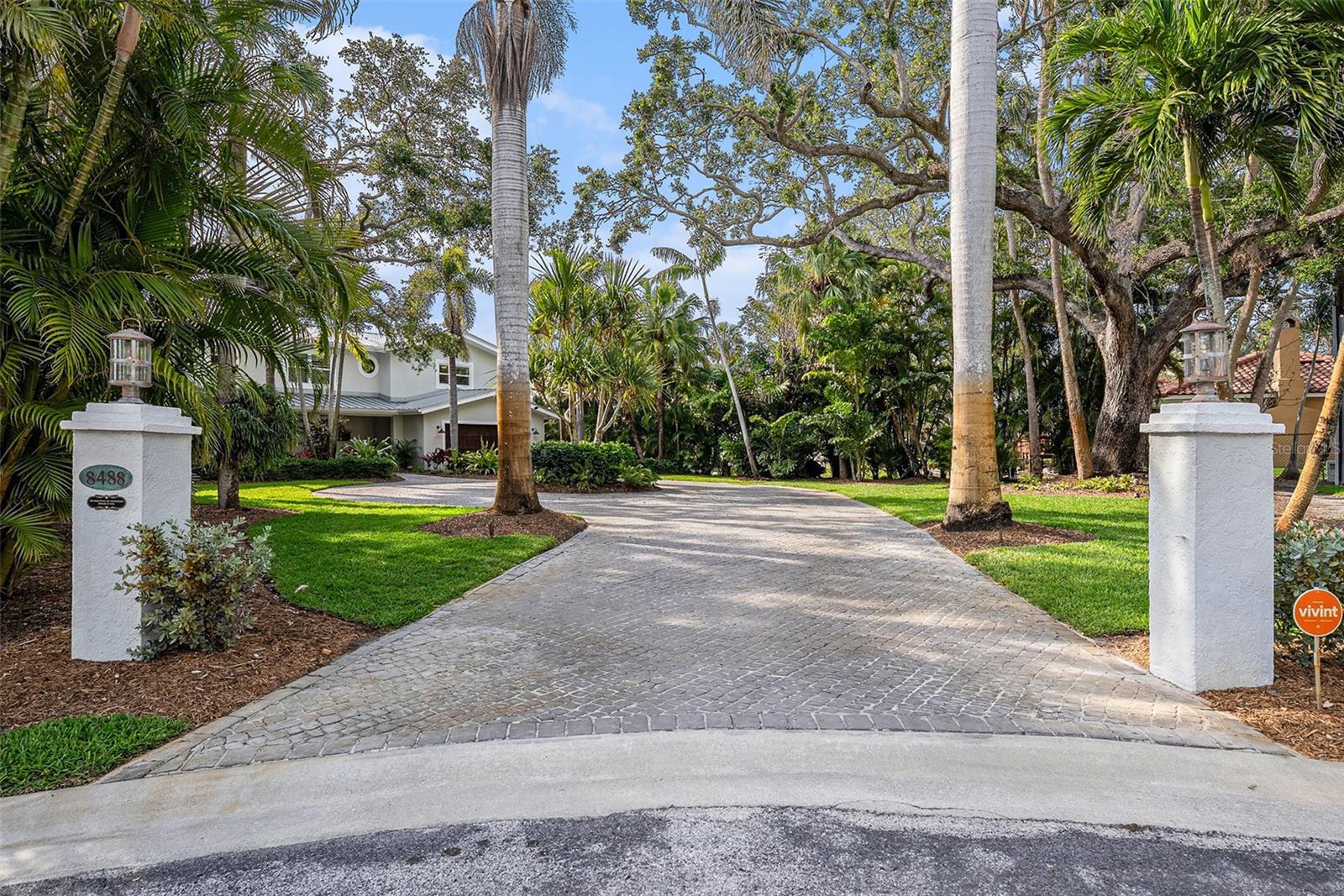 Driveway entrance