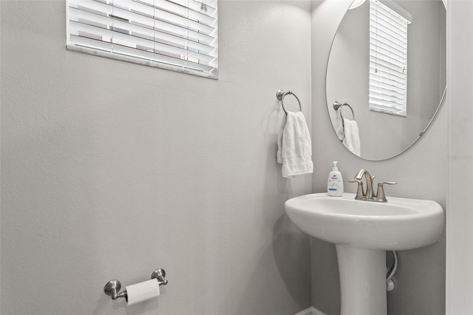 downstairs half bath