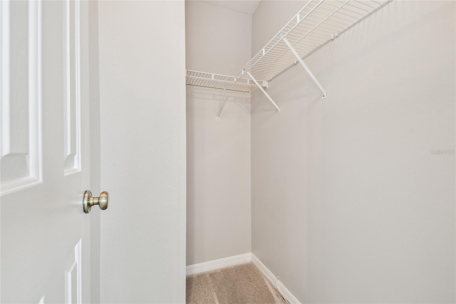 Secondary Bedroom Walk-in Closet