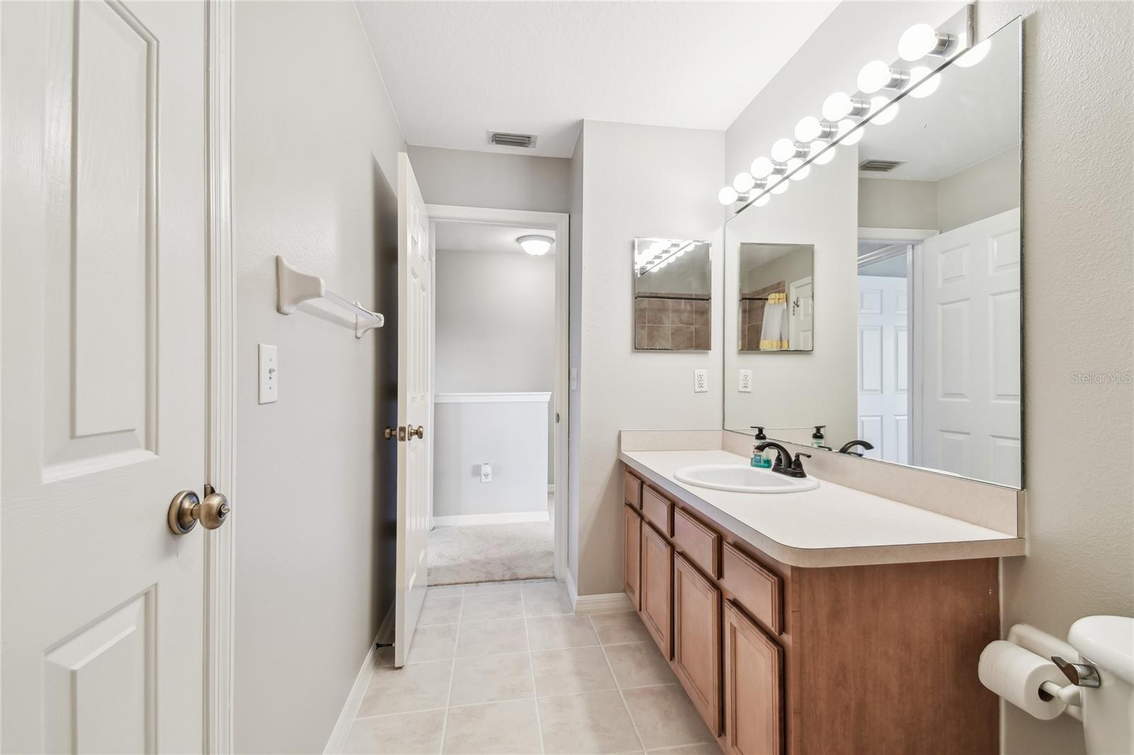 Jack-and-Jill Bathroom on Second Floor