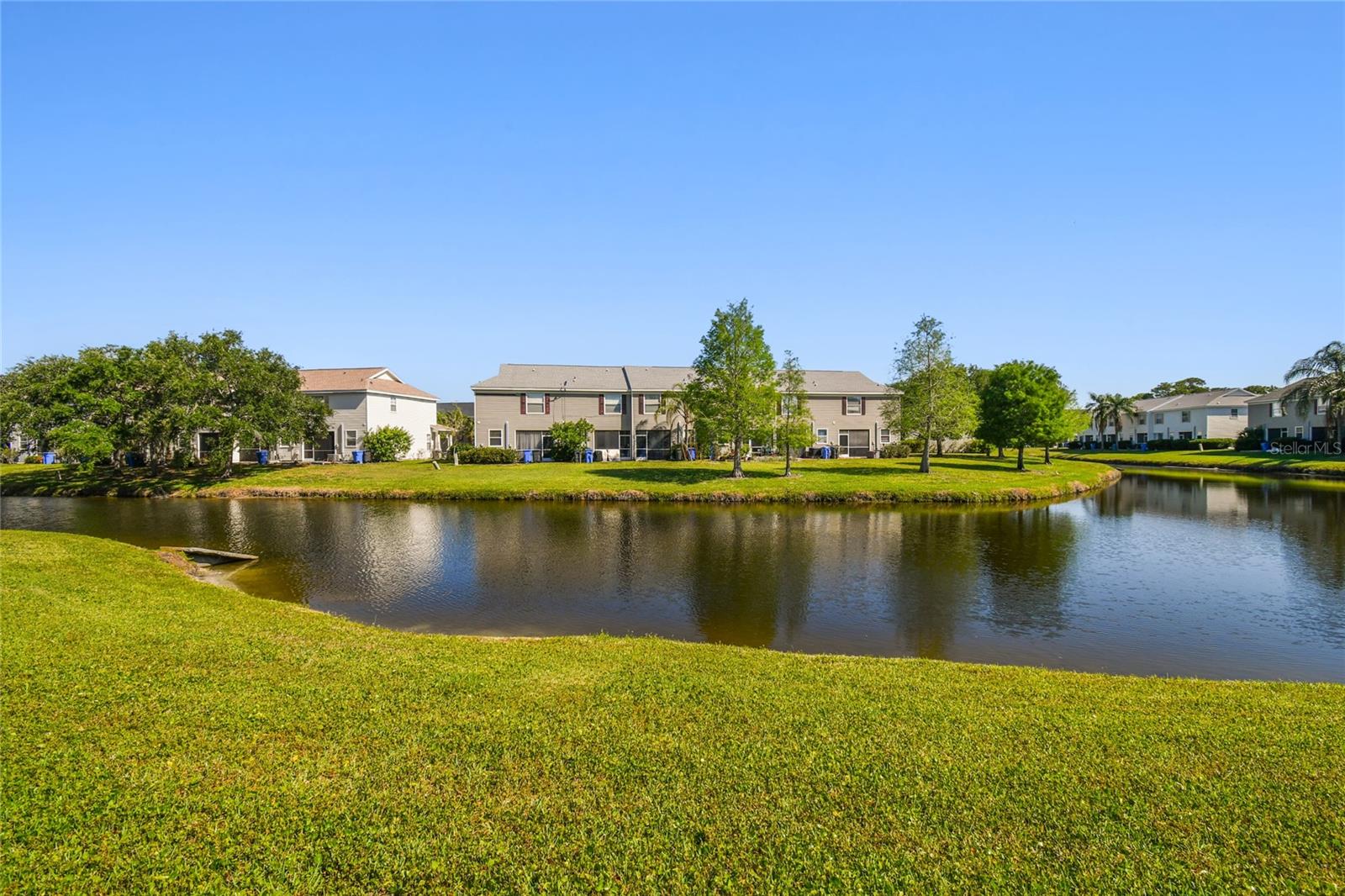 View of Pond from Back Lanai