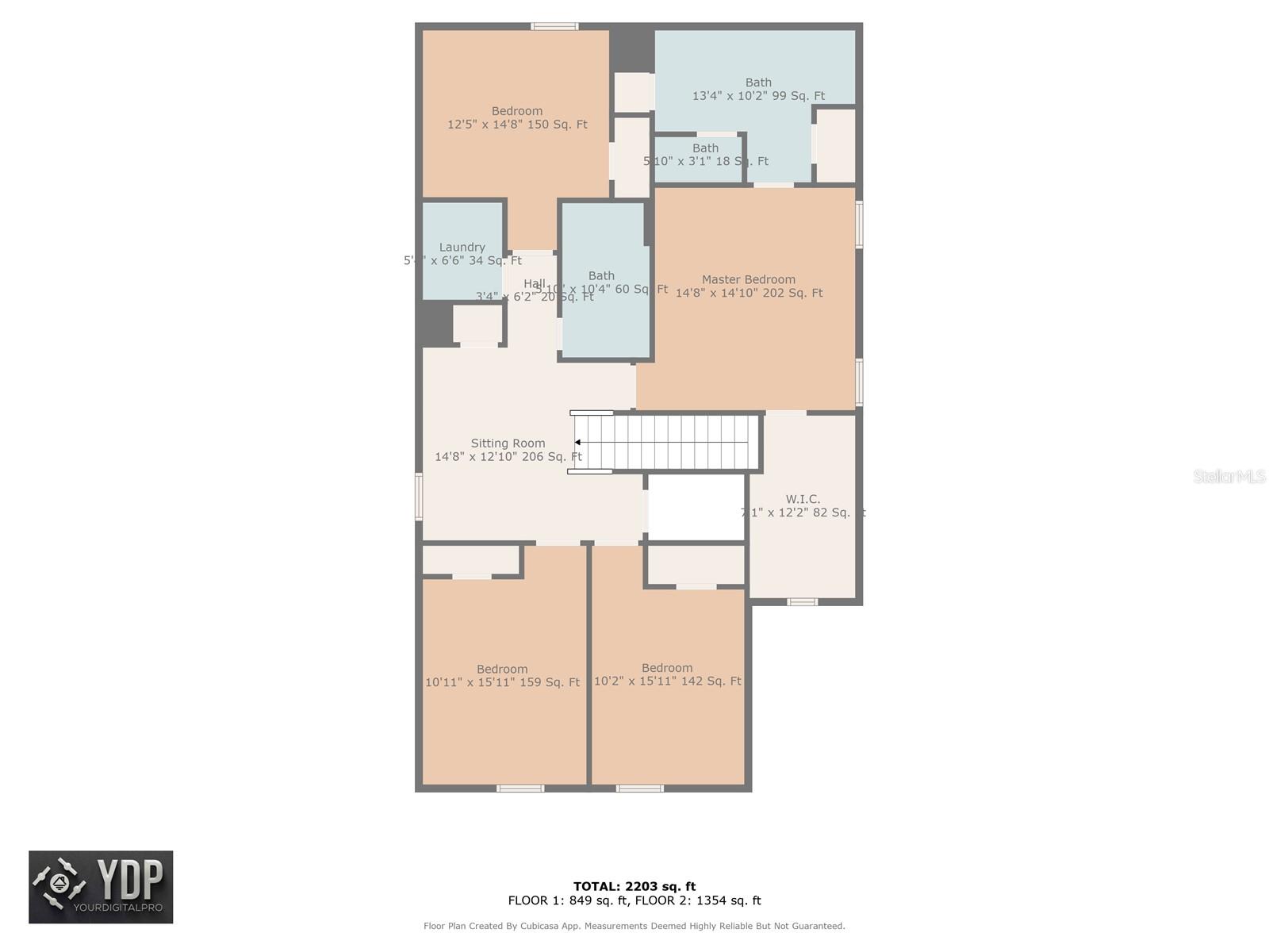 Upstairs Floorplan
