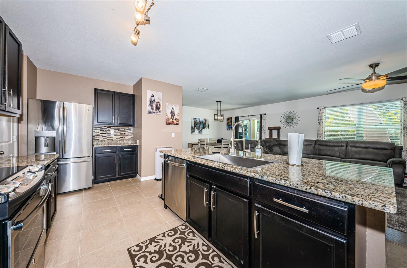 Kitchen with Coffee Bar area on the far side