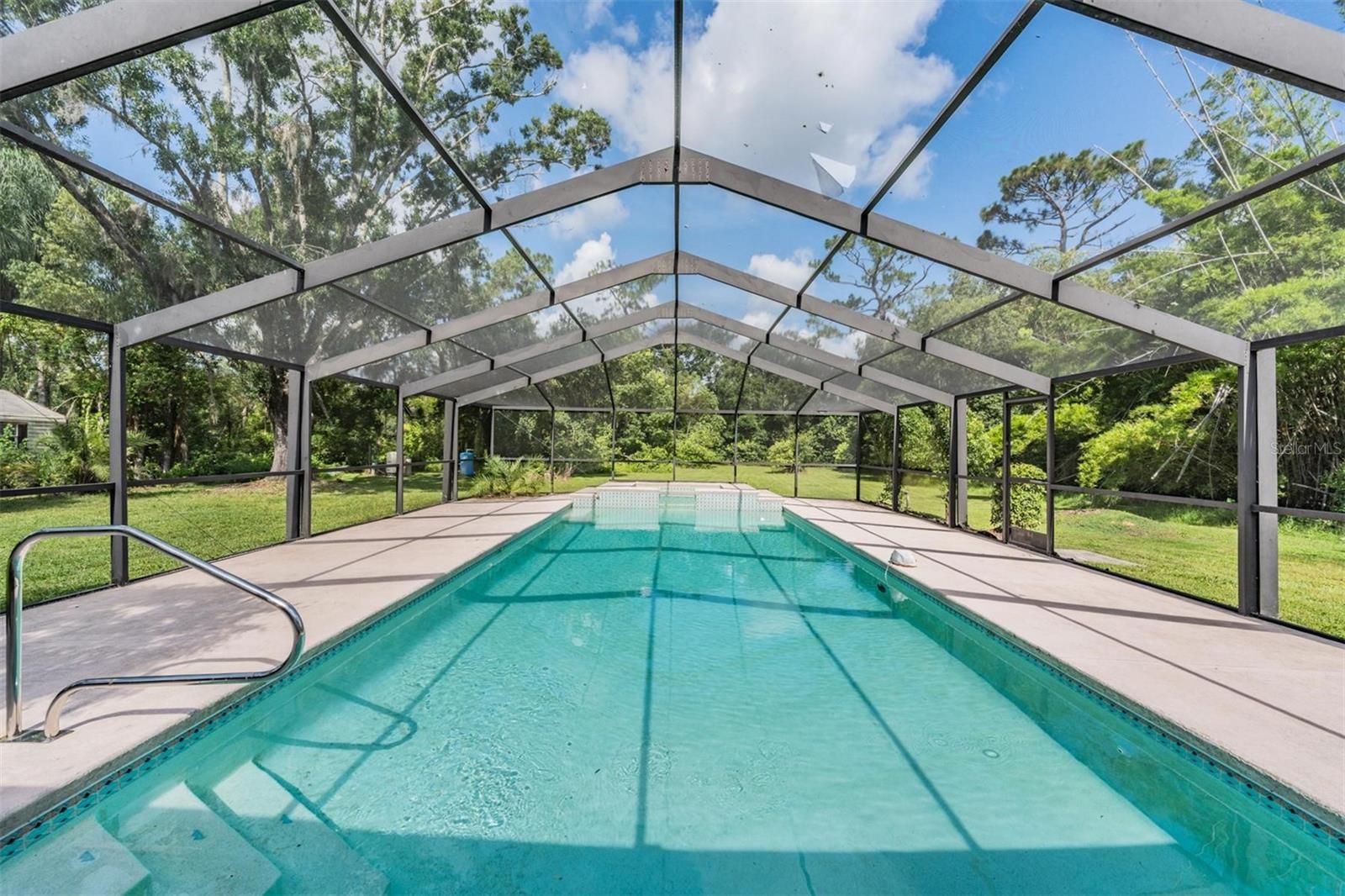 Enormous screened pool  - Enclosure is 42 x 38, pool 37 x 15