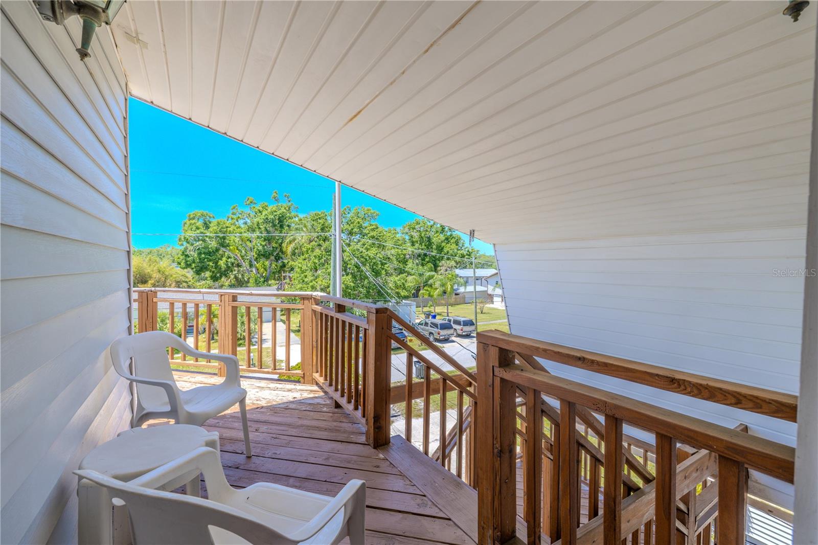 Wrap around deck