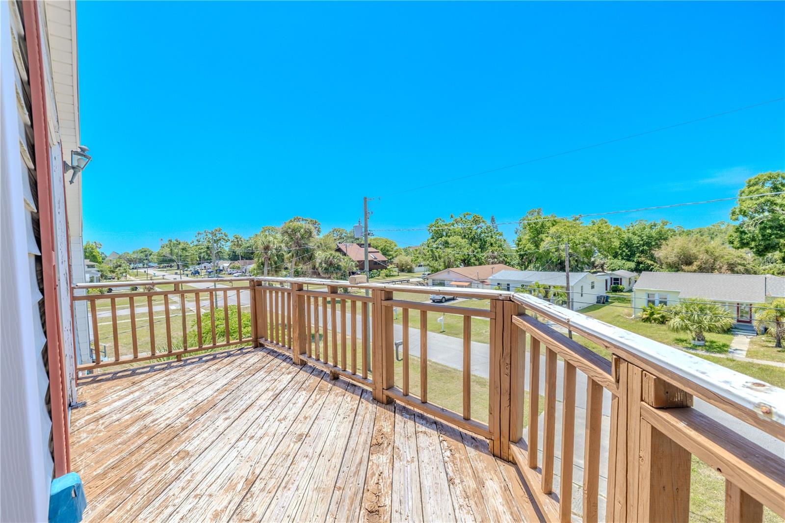 Front deck with west and view towards the bay for amazing sunsets