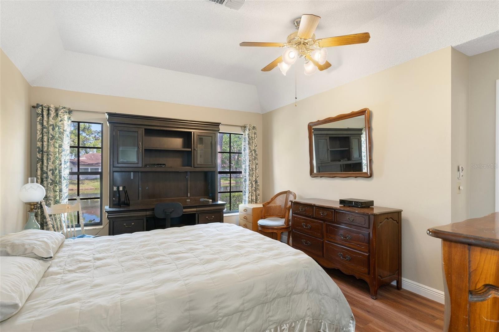 Primary Bedroom with Views to Pond