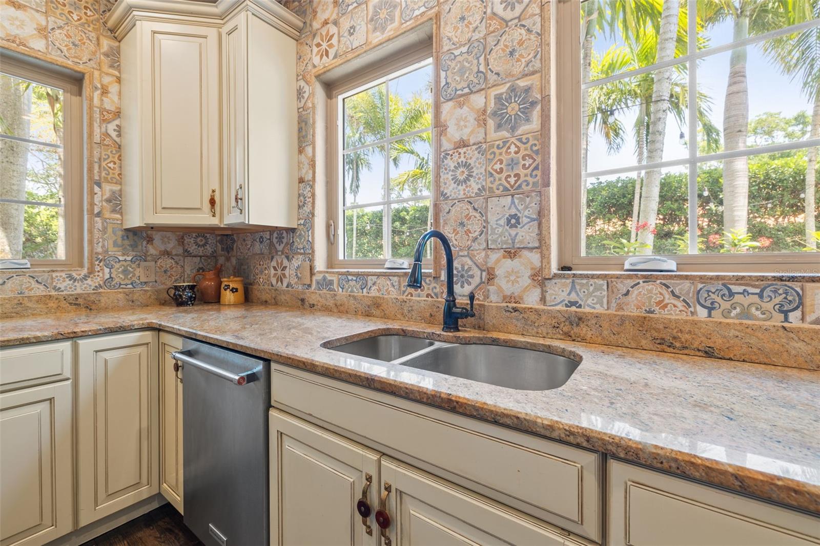 Custom tiled wall
