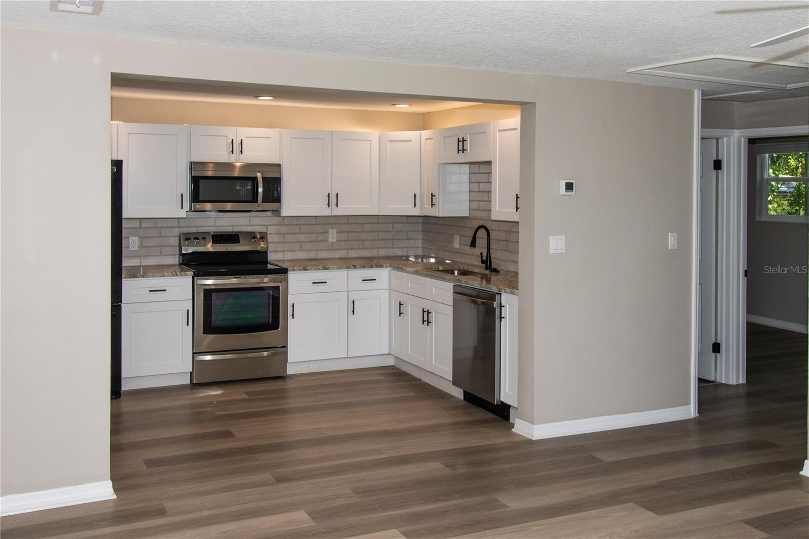 Living looking into kitchen