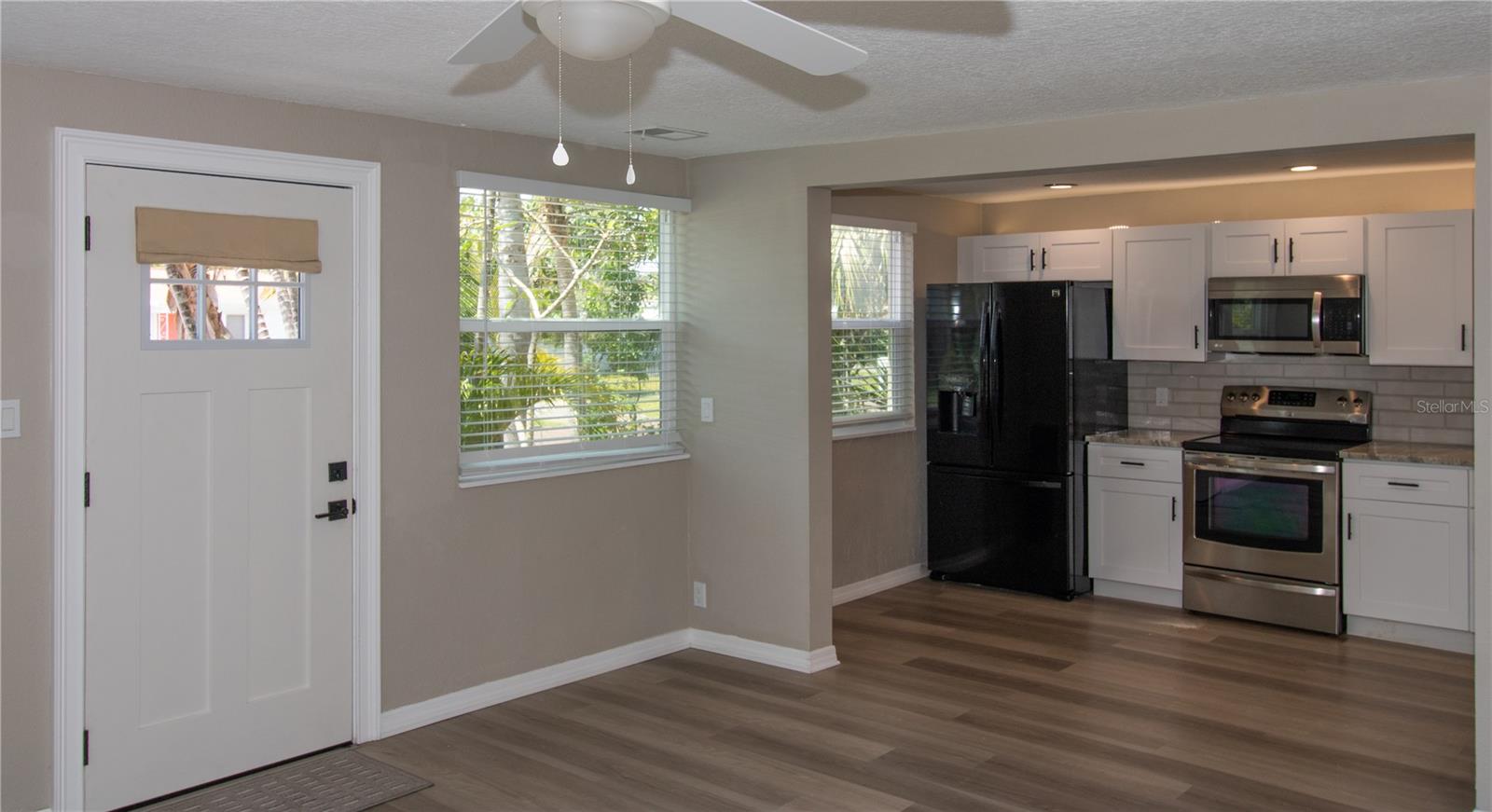 Living looking into kitchen