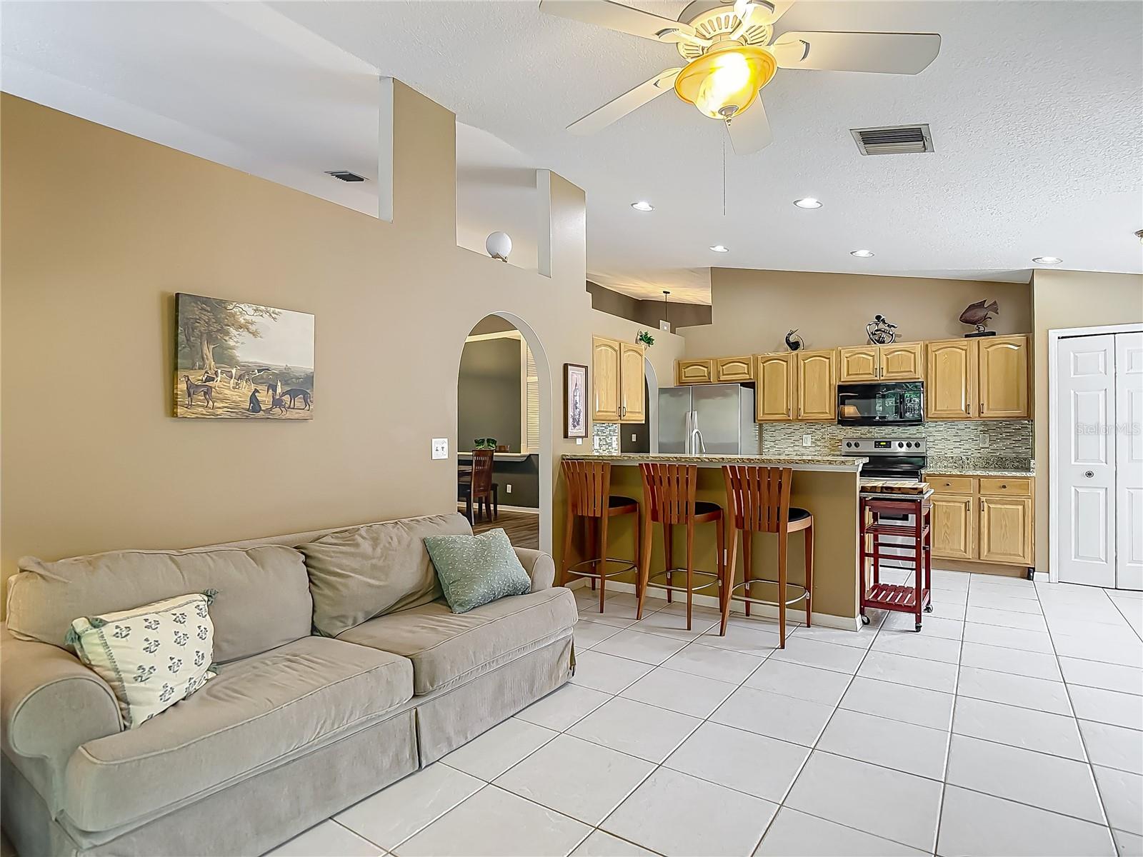 Family Room - Kitchen - Eating Area