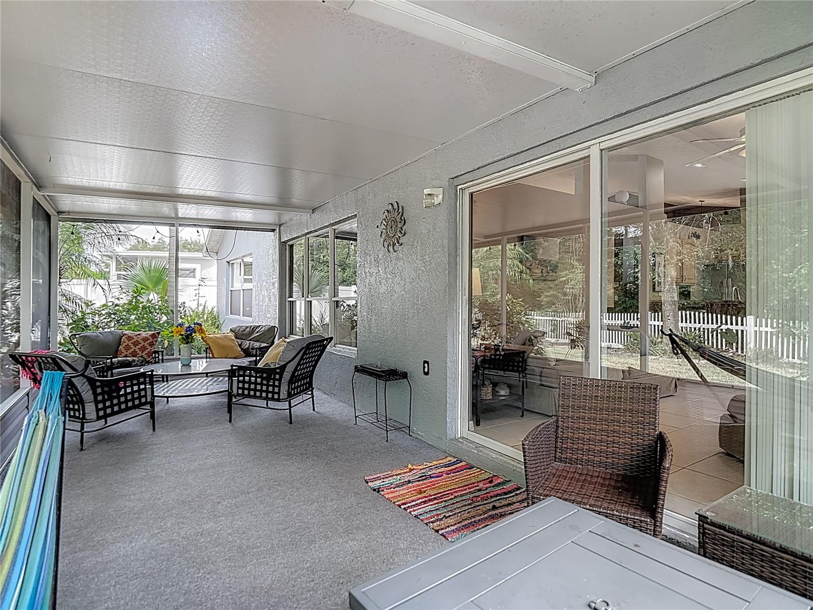 Outdoor Living Space - Sliding Doors to Family Room