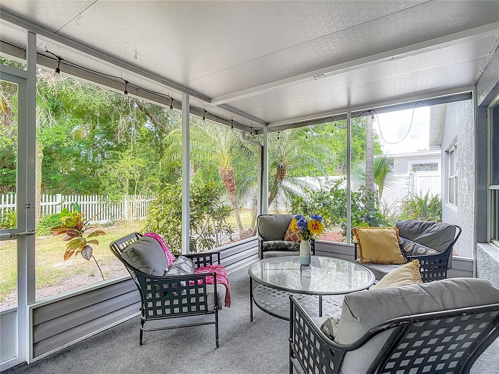 Outdoor Living Space - Fenced Yard - Conservation Area