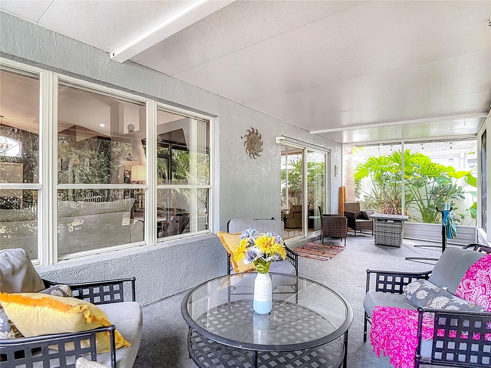Outdoor Living Space - Sliding Doors to Family Room