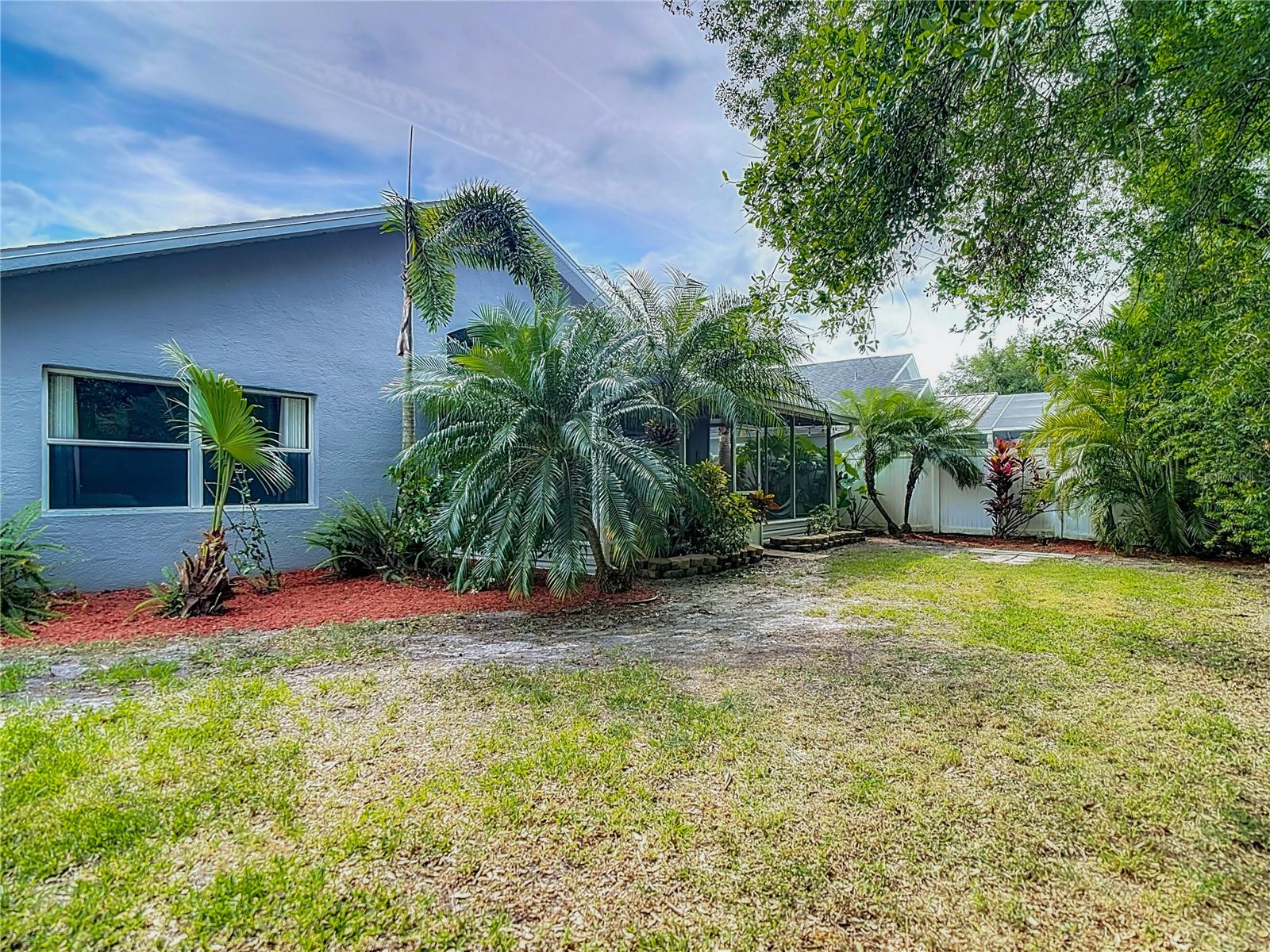 Rear Fenced Yard