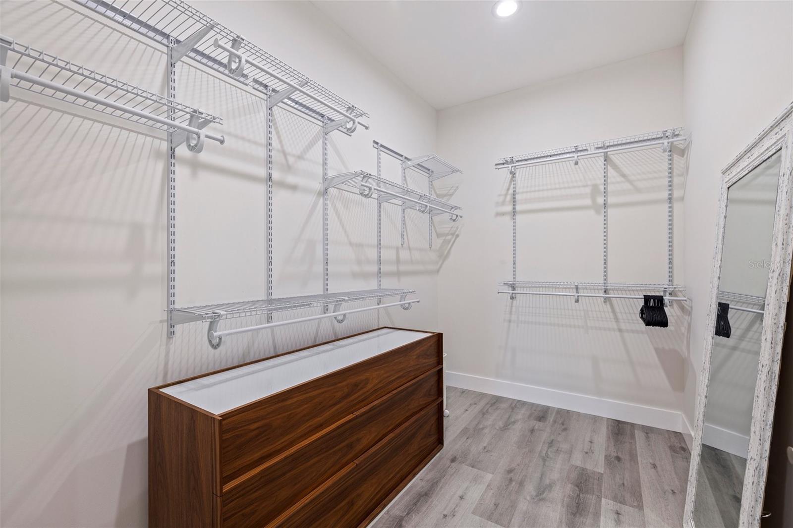 Big walk-in closet