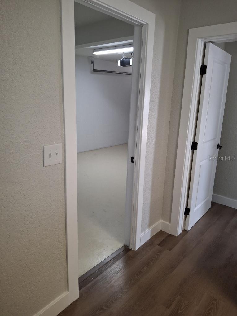Garage entrance