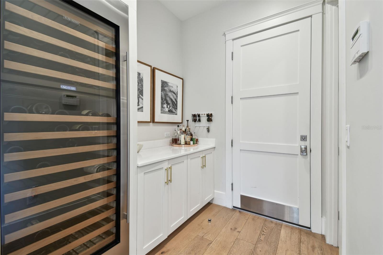 Dry Bar w/ Sub-Zero Wine Refrigerator