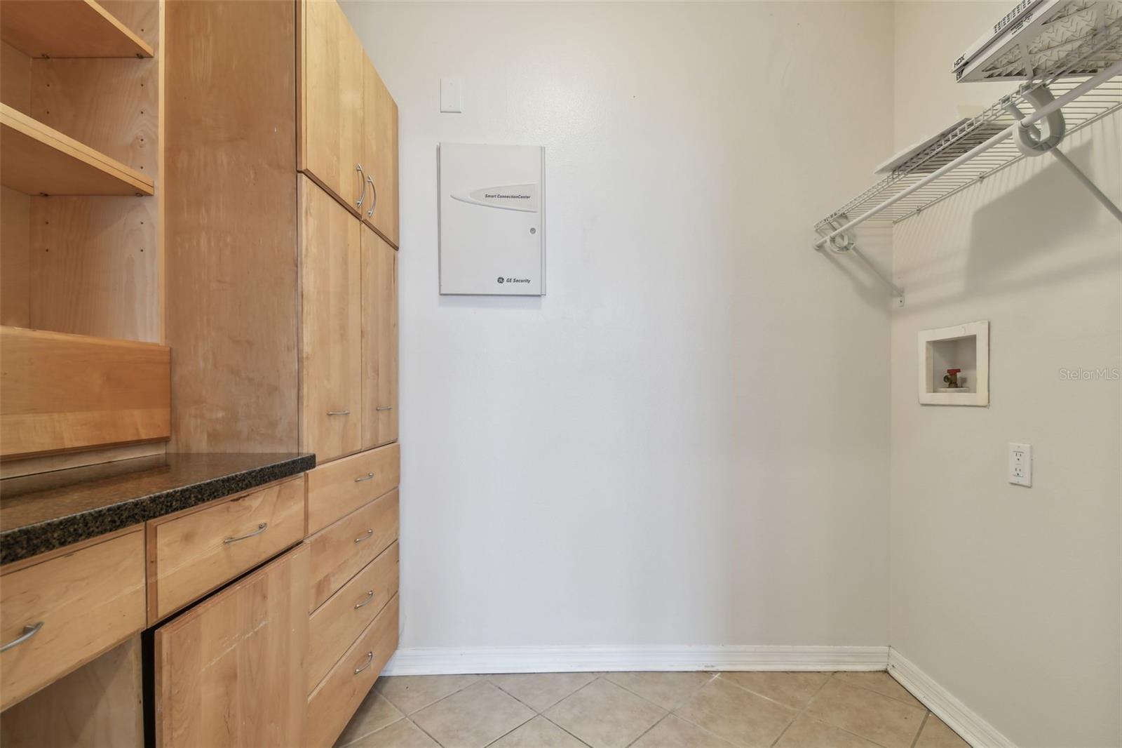 Butlers pantry-utility room off kitchen