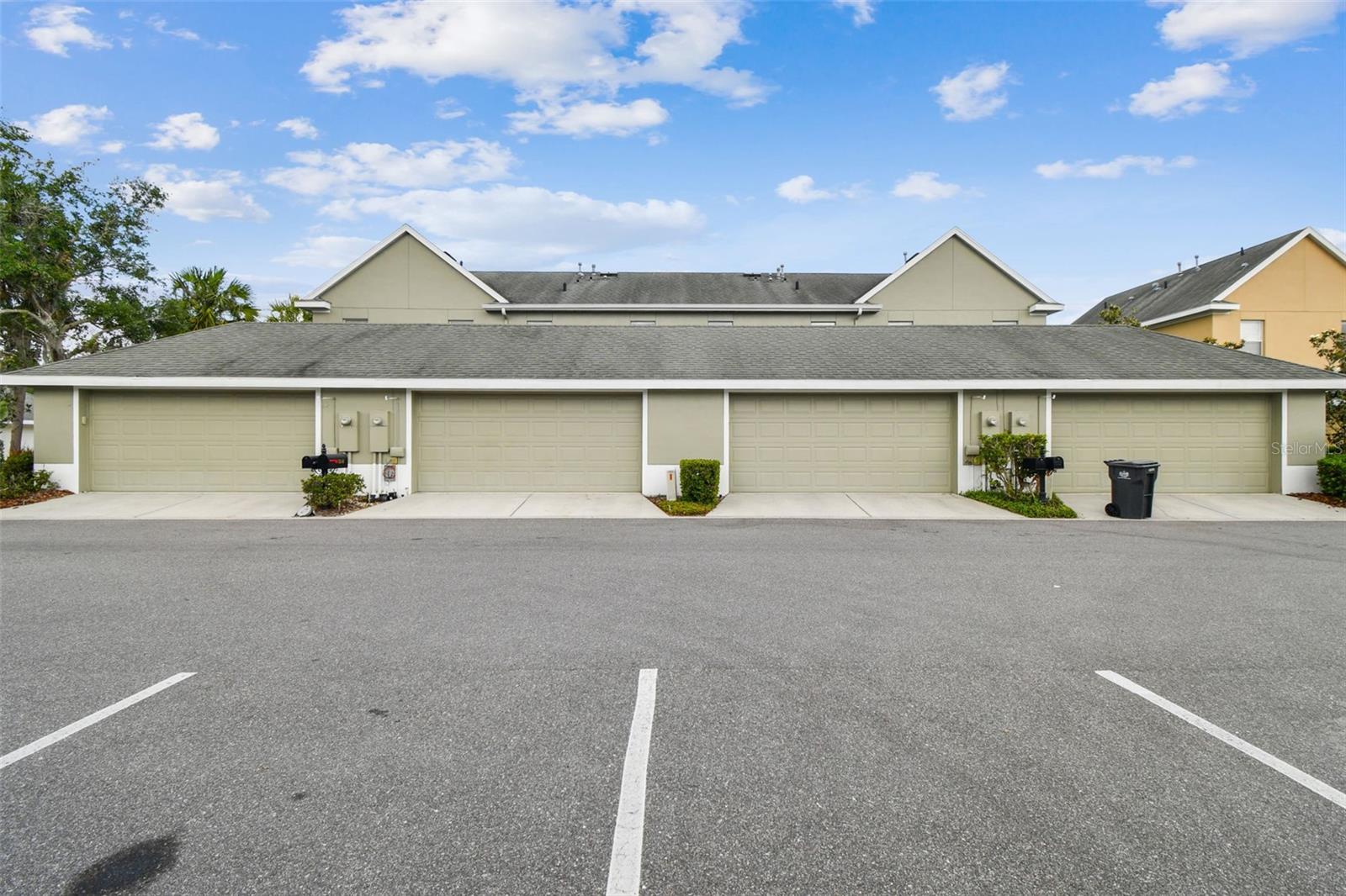 View of two car garage - guest parking