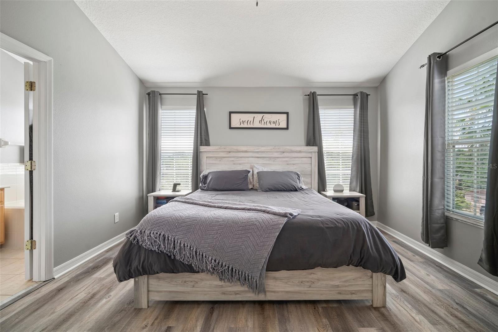 Primary Bedroom with walk-in closet