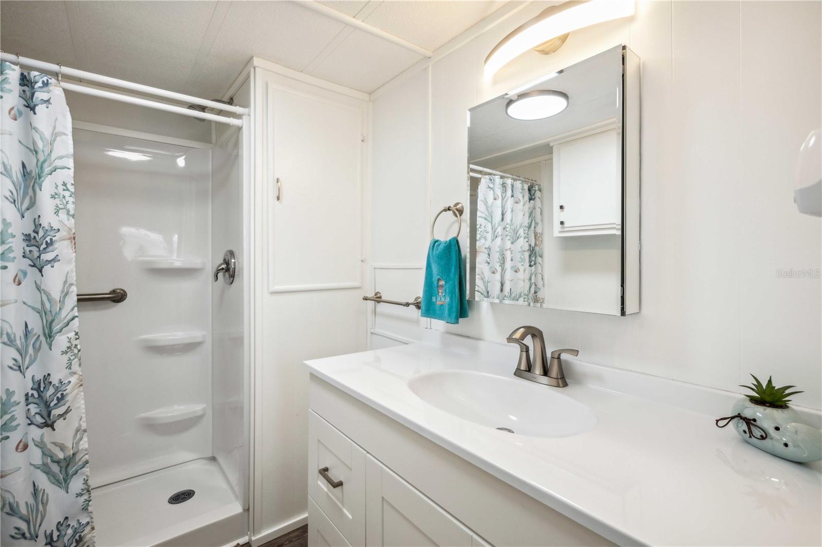 Updated guest bathroom.