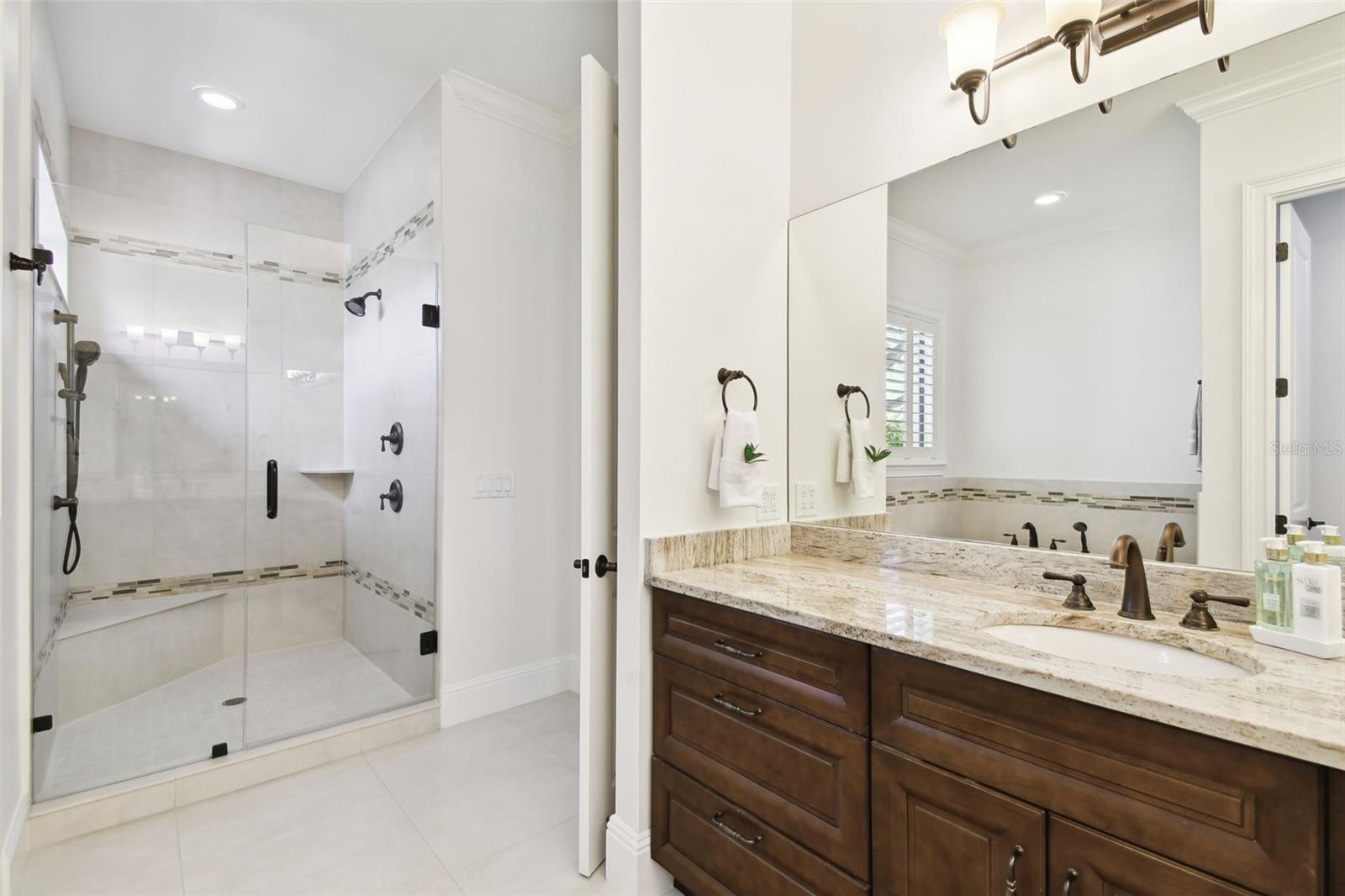 Primary bathroom walk-in shower