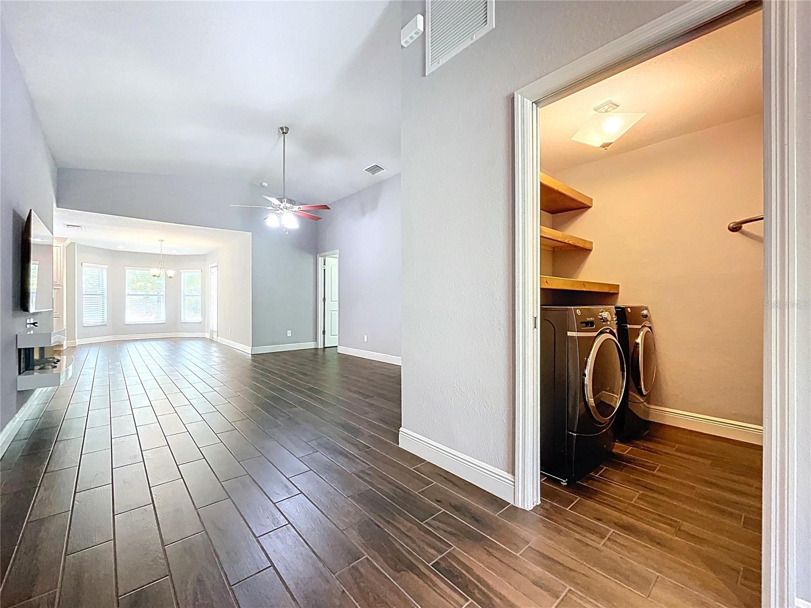 Laundry room.