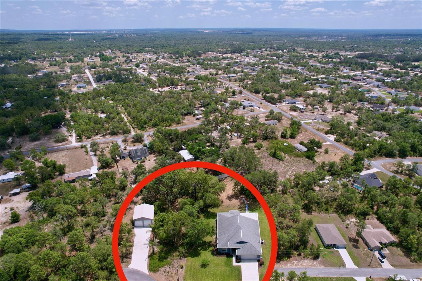 Limited neighbors – serene and private setting.