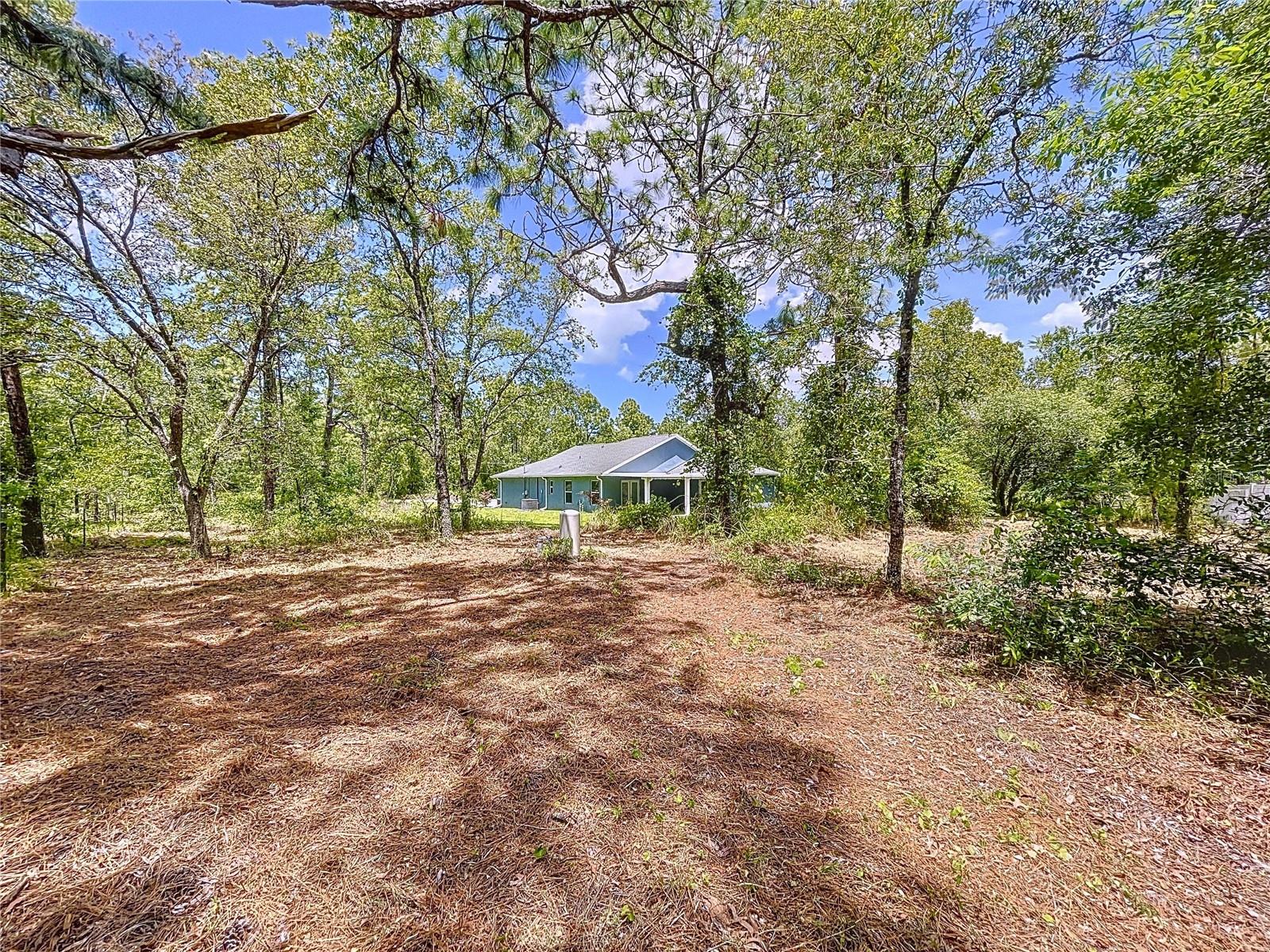 Property includes private well.