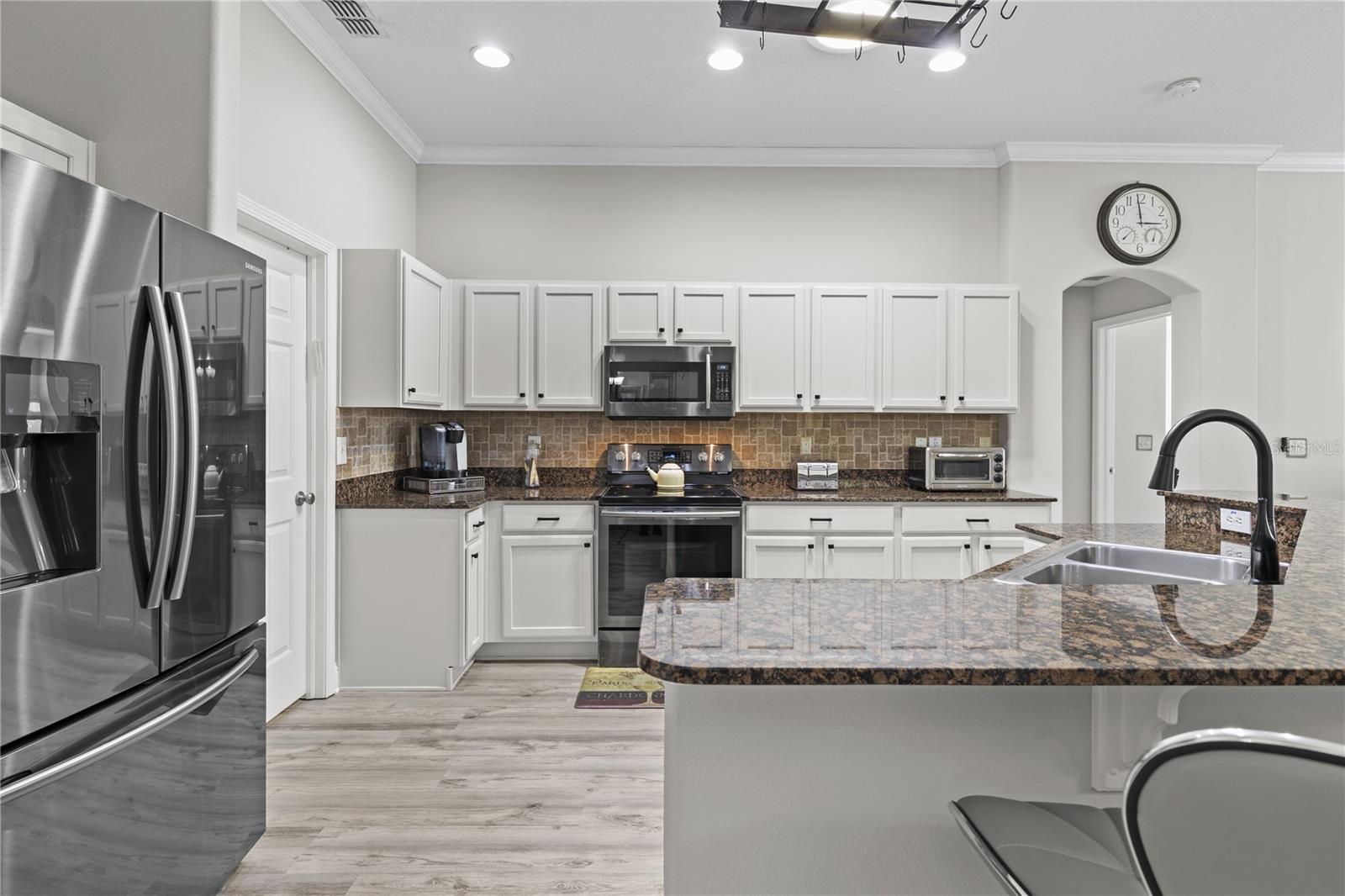 Loads of cabinets and updated appliances!