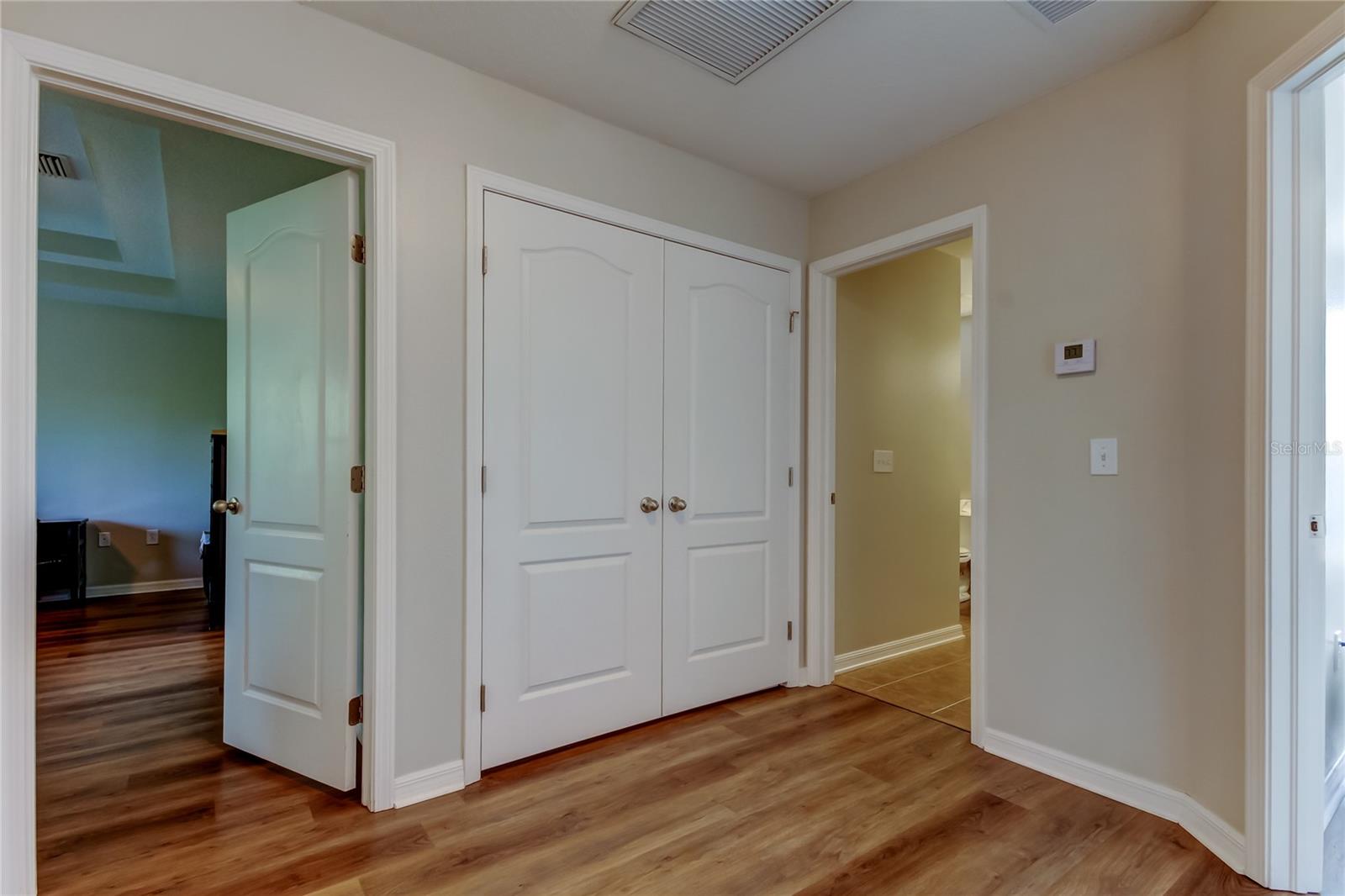upstairs stair landing