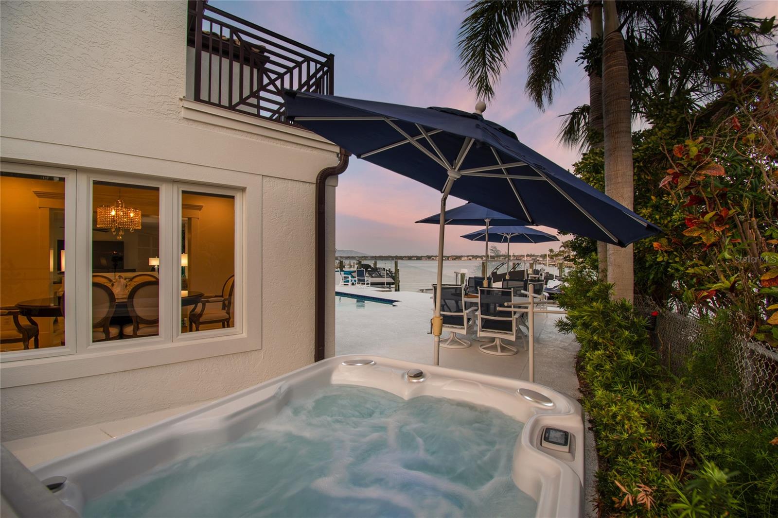 Sunset soak