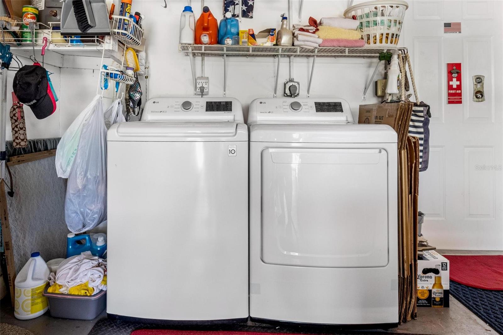 Laundry in Garage