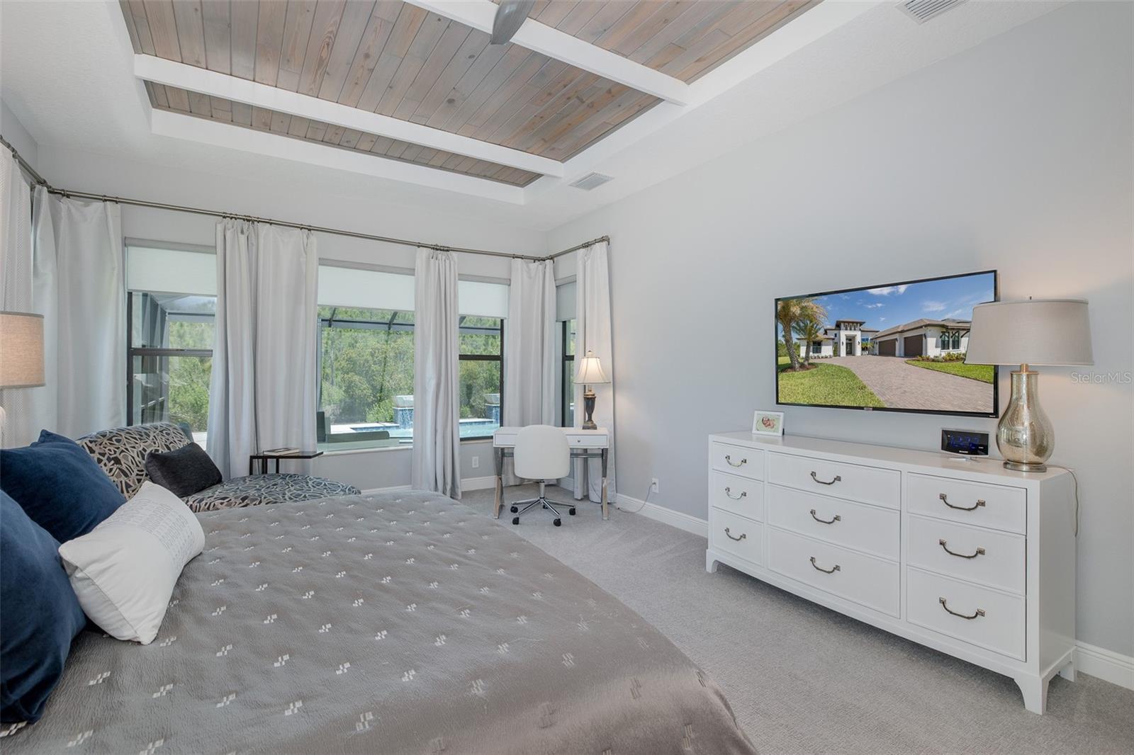 Owner's Suite with a Wall of Windows overlooking Pond/Conservation!